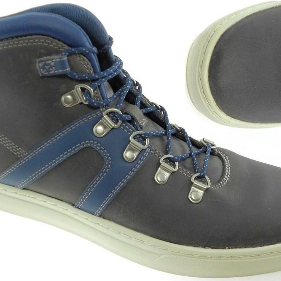 Timberland Mens Dauset Cup Hiker Hiking Gray Leather Chukka Boots Shoes A1OJQ main image 6